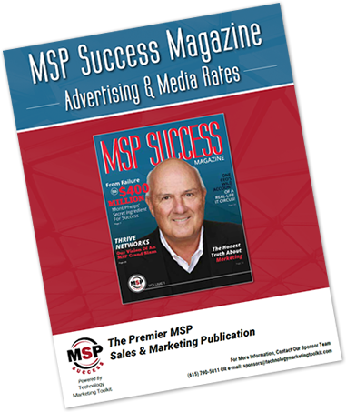 MSP Success Magazine Advertising Media Rates